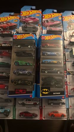 Hot Wheels The Batman and Batman 2x 5 packs