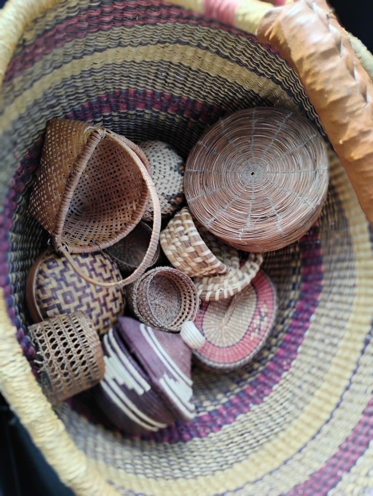 Antique Northwestern Indian Handmade Basket Collection