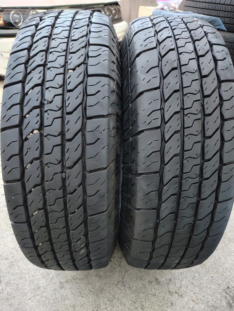 Par De Llantas Usadas 95% De Vida Corsa  LT 245/75/R/16 120 1162 