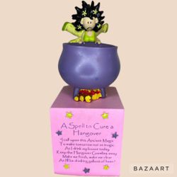 Magic Spells By Smiling Faces - A Spell to Cure a Hangover Candle Holder Fairy