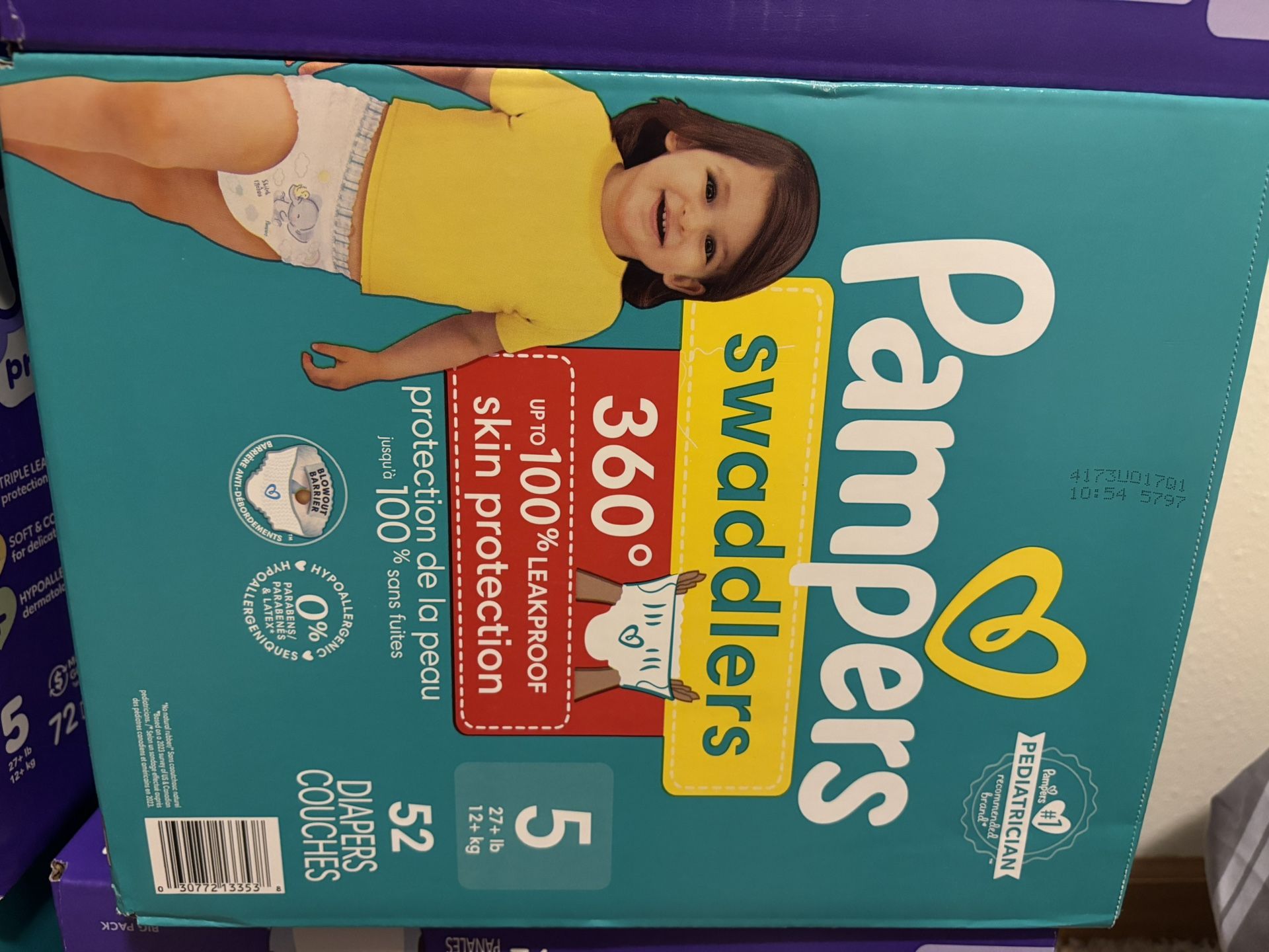 Pampers Swaddler 360 Size 5. Multiple Boxes Available