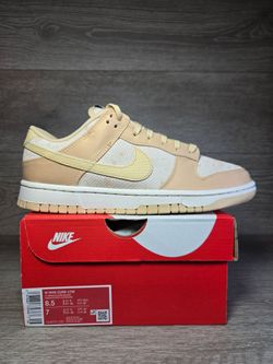 Nike Dunk Low Sneakers Orewood Brown / Sesame "Snakeskin" Women's Size 8.5 / Mens Size 7 NEW