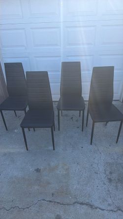 Modern Black Dining Chairs (Set of 4 or Single) 1 for $15