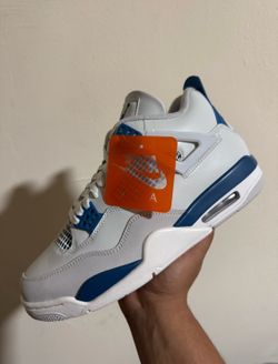 Air Jordan 4 Retro Military Blue 2024 Size 10 Deadstock OG All
