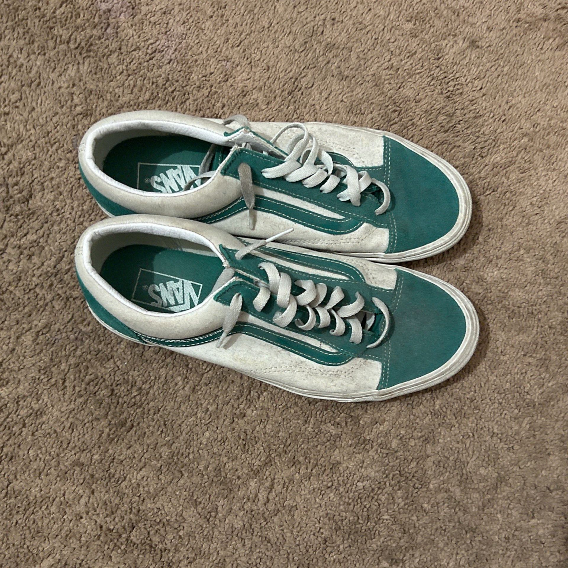 VANS Green And White
