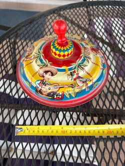Vintage west Germany spinning top