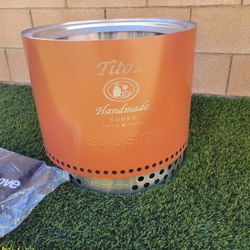 Tito's vodka Solo Fire Pit