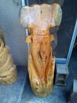 Hammerhead eating Sting Ray Carving