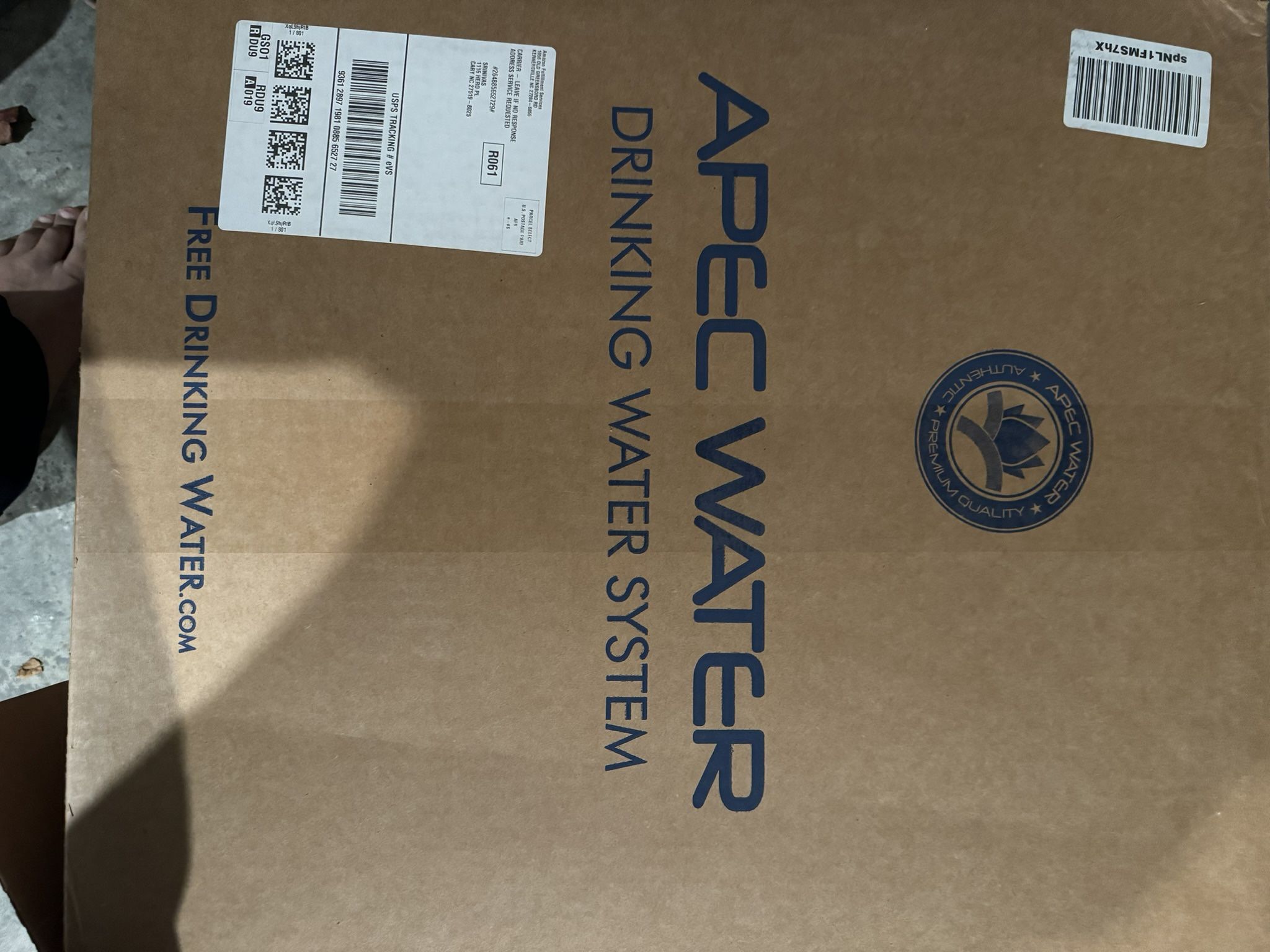 APEC Water Systems ROES-50 Essence Series Top Tier 5-Stage WQA Certified Ultra Safe Reverse Osmosis Drinking Water Filter System