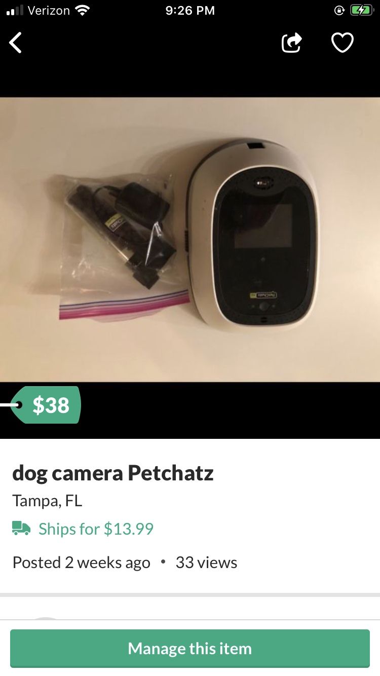 Dog camera