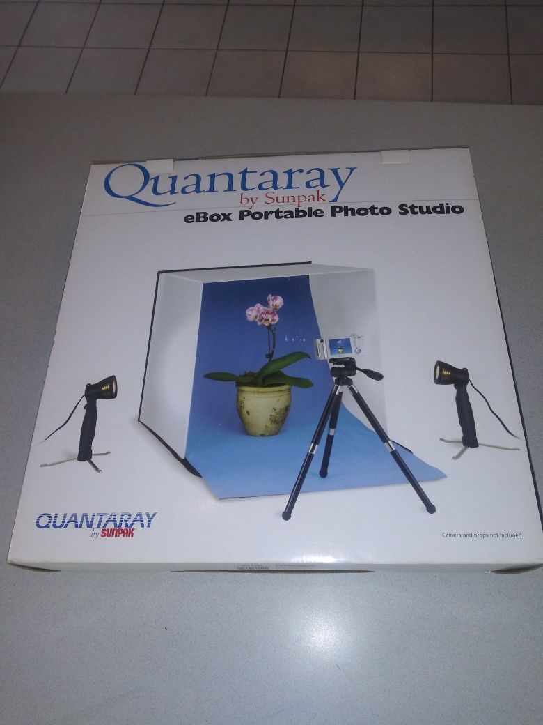 QUANTARAY BY SUNPAK EBOX PORTABLE PHOTO STUDIO NEW SEALED IN BOX