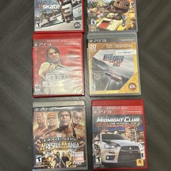 PS3 Video Games $30 Each Or Best Offer