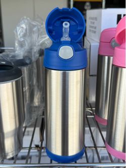 (6) 12 oz sippy cup blue