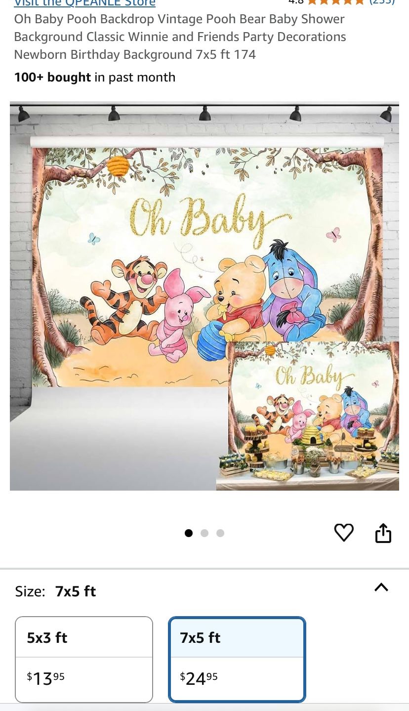Winnie The Pooh Backdrop