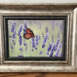 Lavender Field Painting 