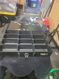 Storage box with compartments