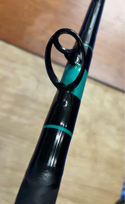 Custom Cousin's Rail Rod, 7'6", Big Bluefin Tuna Fishing Rod, Excellent Condition
