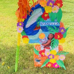 Custom Made Piñatas  Moana Sonic Lucas Cow Hunters Moana Tree Dinosaur Ballet Bow One Piñatas