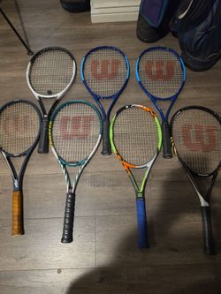 ADULTS - WILSON TENNIS RACQUETS  ($15 - EACH)