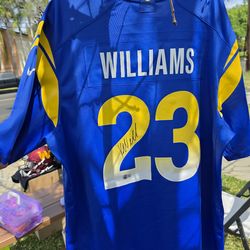 Rams Kyren Williams Autographed Jersey