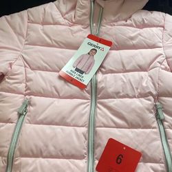 Kidz Lined Bubble Jacket Size 6 Youth