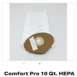 Powr-Flite Comfort Pro 10 Qt. HEPA Bag - 10 Pack