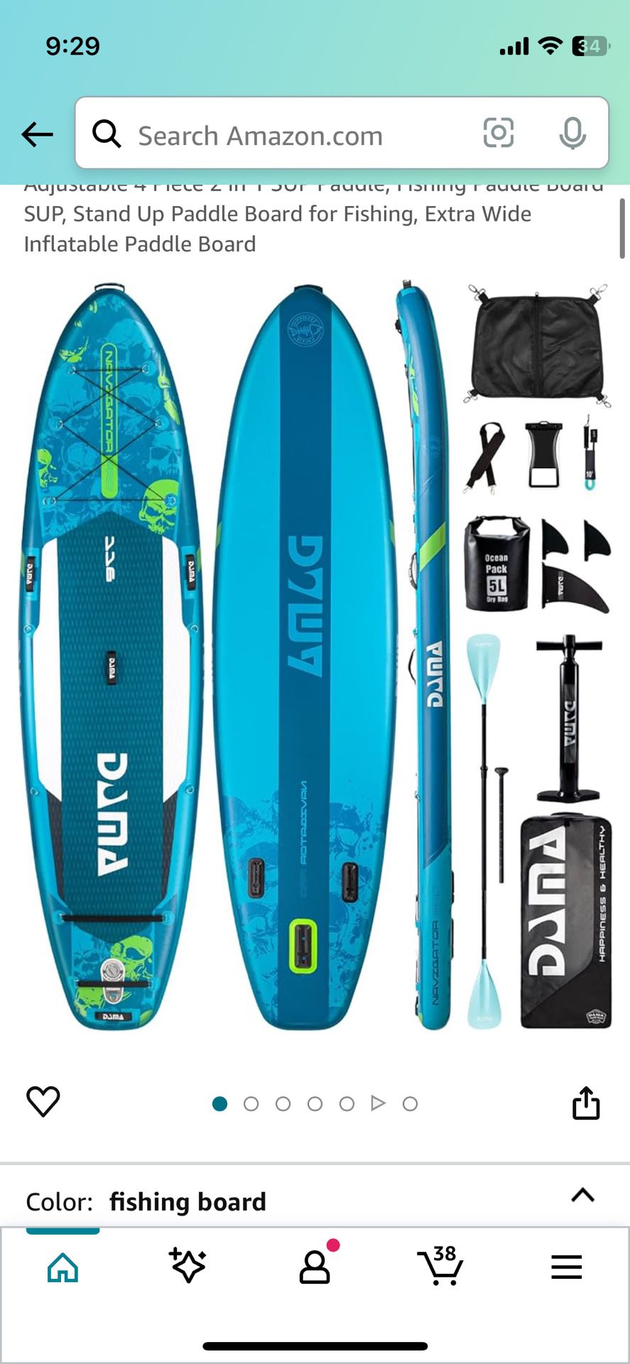 DAMA Inflatable Stand Up Paddle Board (SUP)