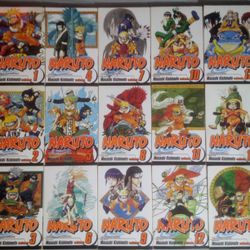 Naruto Books 1-15