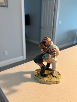 Saturday Evening Post baseball figurine