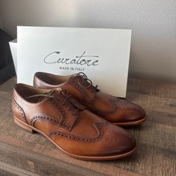 Curatore Italian Leather Oxfords (Size 9)