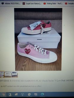 Converse X Comme Des Garcons Play Chuck Taylor