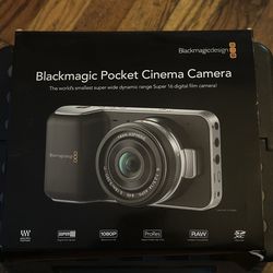Blackmagicdesign Pocket Cinema Camera BMPCC 1080p w/ Metabone speed booster adapter for Canon lenses