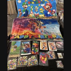 Mario Brothers Party Supplies