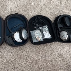 2 Bose Headphones W(earbuds and needed wires)