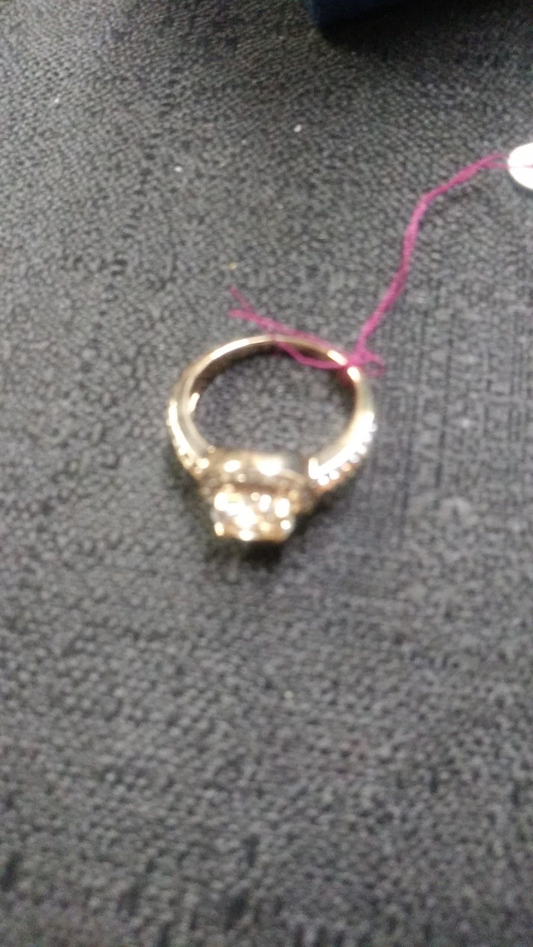 18k yellow gold filled ring size 7 1/4