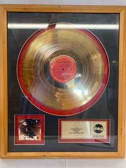 Barbra Streisand Broadway Album Gold Record Award