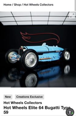 Hot Wheels Elite 64 Bugatti Type 59
