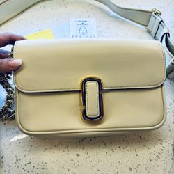 Cloud White Marc Jacobs J Shoulder Bag