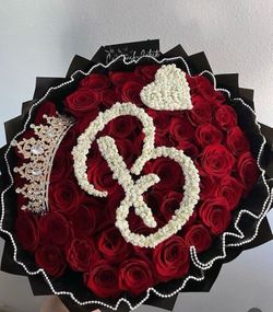 75 roses Inspo pic ramo buchón rose bouquets