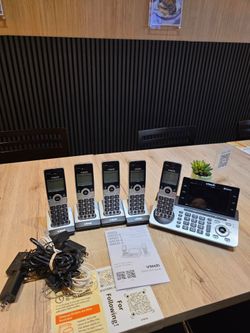 VTech IS8251-5 DECT 6.0 Cordless Phone System - Base + 5 Handsets