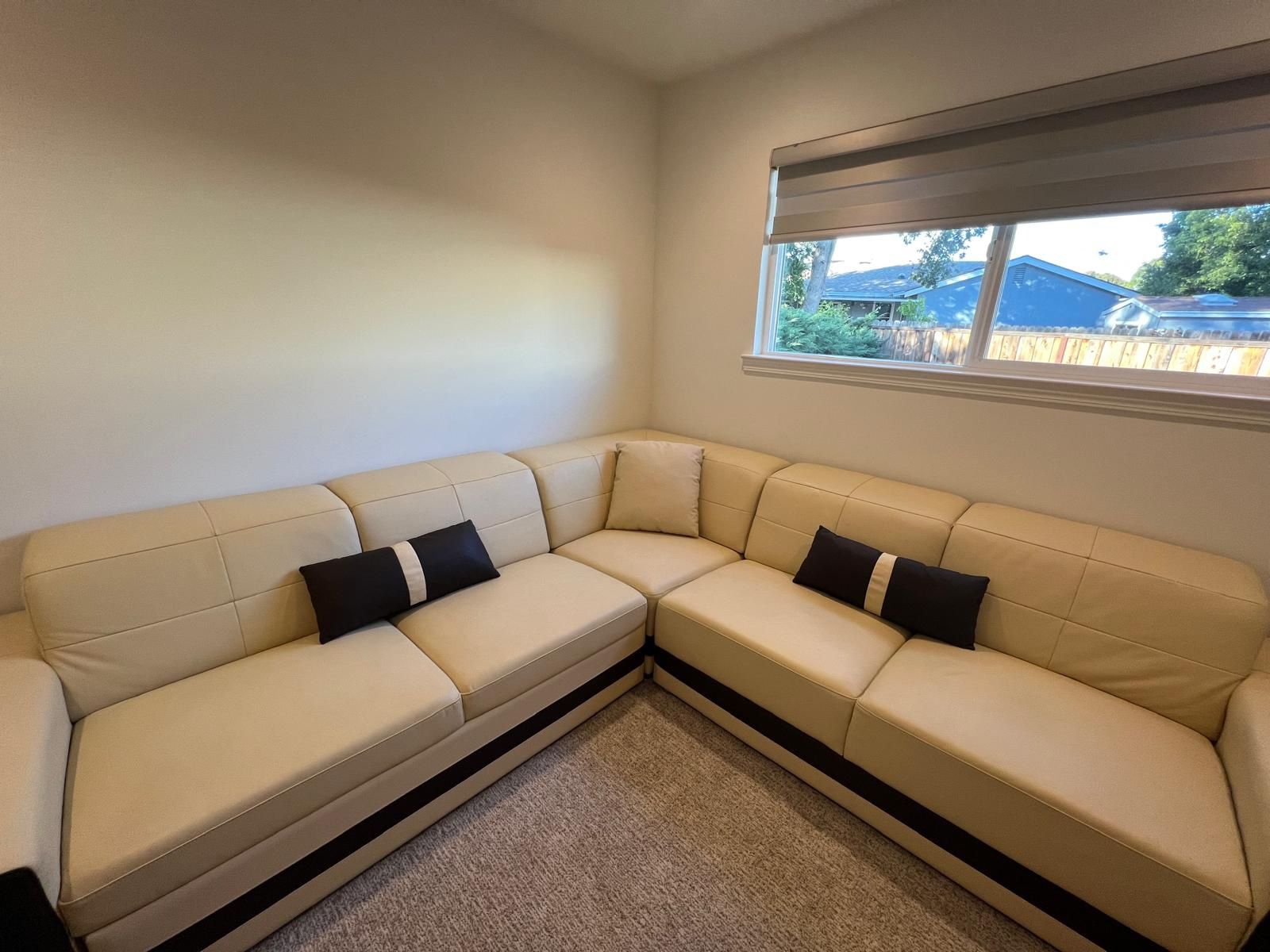 Sofa Bed With Glass Top Coffee Table