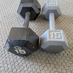 2x15 Hex Dumbbells