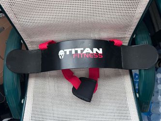 Titan Fitness branded Arm Isolator Blaster Bar