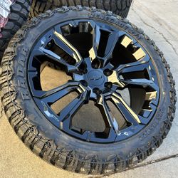 22" Chevy Silverado Wheels Tires Tahoe Rims GMC Yukon Escalade Sierra