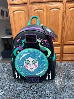 Haunted Mansion Madame Leota Crystal Ball Loungefly Mini Backpack Disney Parks.  Brand new with tags.  Smoke free home