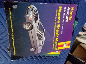 Haynes Repair Manual Honda Accord