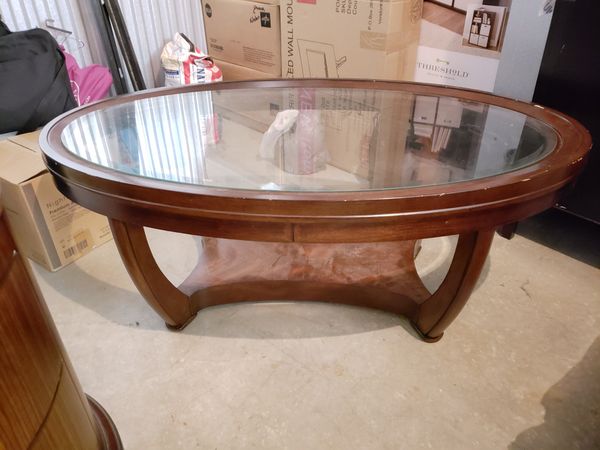 Attractive Gltop Coffee Table By Schnadig Home Collection For Attractive Gltop Coffee Table By Schnadig Home Collection