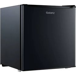 Galanz 1.7 Cu ft Single Door Mini Fridge, Black Black - 1.7 cu ft