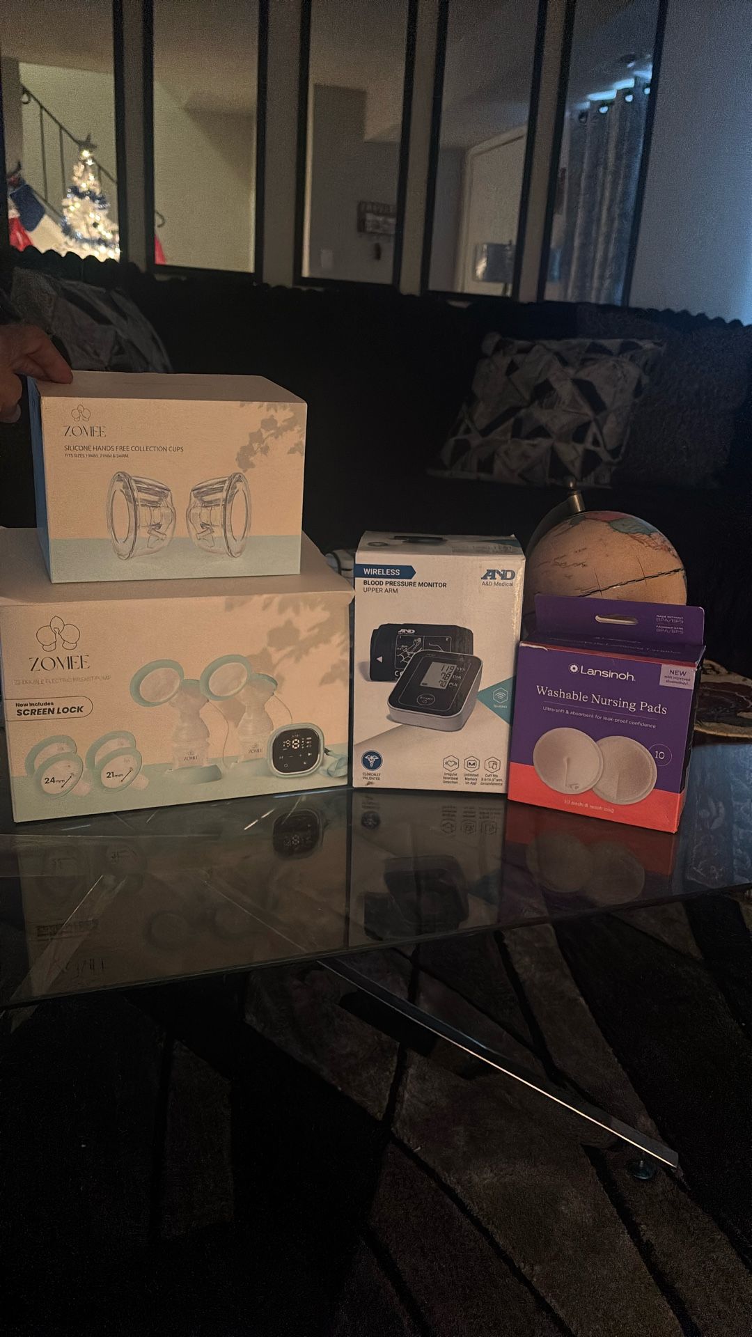 Breast Pump, Nursery Pads, Blood Pressure, Monitor And Hands-Free Collection Cups