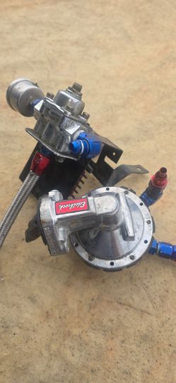 $80 EDELBROCK PERFORMER SBC FUEL PUMP and HOLLEY Regulator